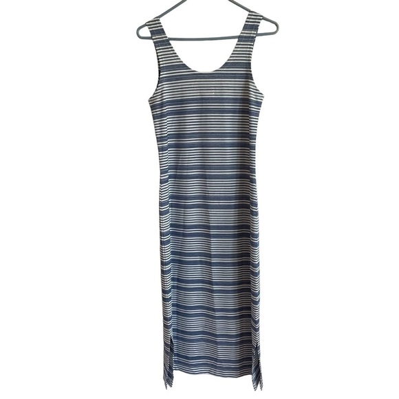 NWT Lyssé Mulholland Midi Tank Dress, Blue & White Stripe, Size S - Picture 5 of 10